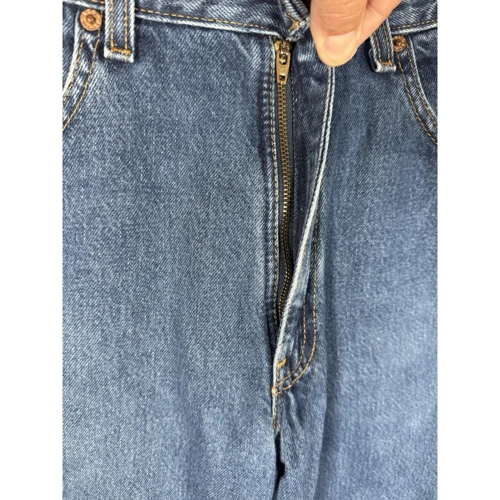VINTAGE Levi's 550 Jeans Mens 34x32 Blue Relaxed Fit Tapered Leg Made in USA Y2K